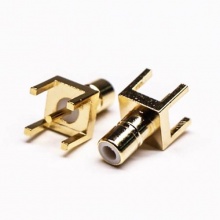 pcb 连接器电路板smb直插镀金母头-电蜂优选